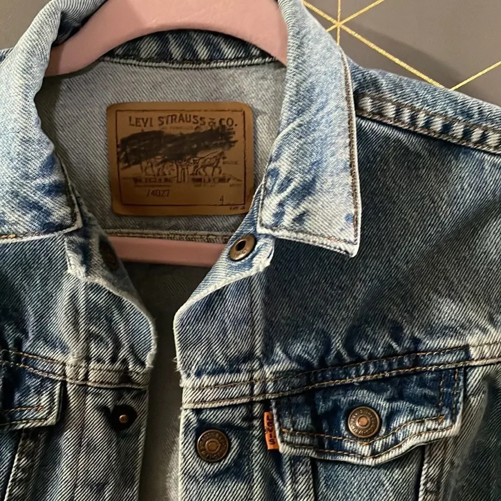 Levi’s Kids Vintage Orange Tab Jacket - Picture 8 of 16